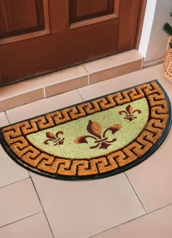 Clearance BADER Fußmatte mit Lilien-Motiv BRAUN