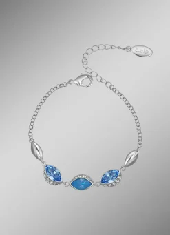 BADER Funkelnde Eleganz in Blau – Armband mit Swarovski-Kristalle