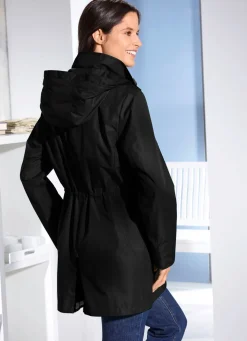 Sale BADER Funktionsjacke mit abnehmbarer Kapuze SCHWARZ