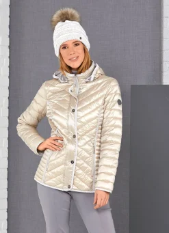 Sale BADER Funktionsjacke mit abnehmbarer Kapuze HELLBEIGE