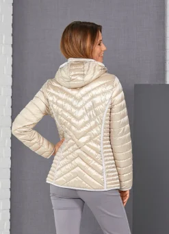 Sale BADER Funktionsjacke mit abnehmbarer Kapuze HELLBEIGE