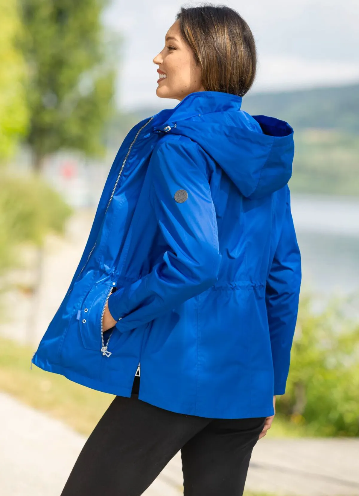 Hot BADER Funktionsjacke mit abnehmbarer Kapuze ROYALBLAU