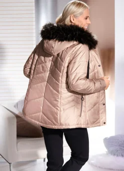 New BADER Funktionsjacke mit abnehmbarer Kapuze PUDER
