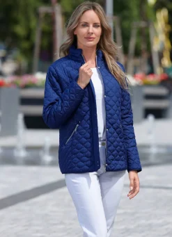 Outlet BADER Funktionsjacke mit interessantem Stepp SAPHIRBLAU