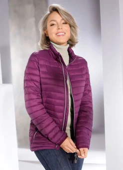Best BADER Funktionsjacke mit 2-Wege-Reißverschluss VIOLETT
