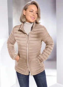 Outlet BADER Funktionsjacke mit 2-Wege-Reißverschluss SAND