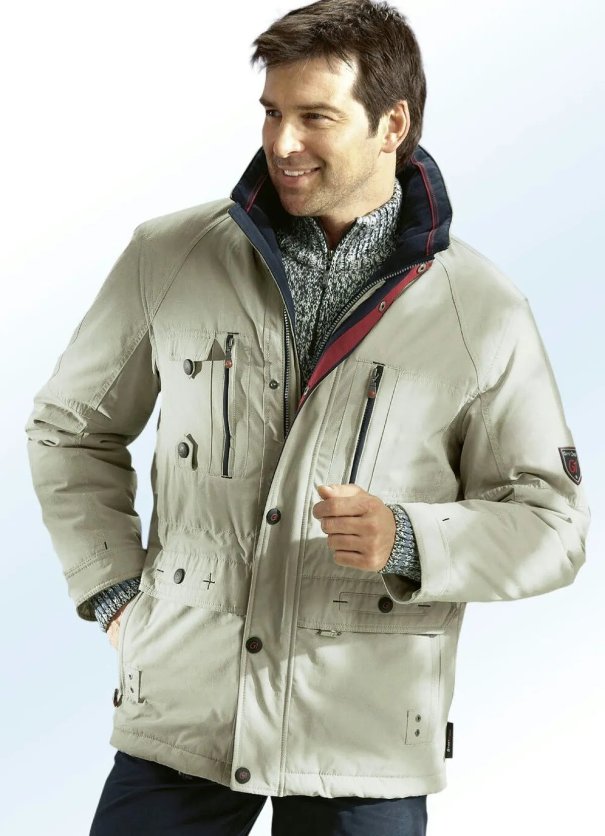 GATE ONE FASHION Funktionsjacke von „Gate One“ BEIGE
