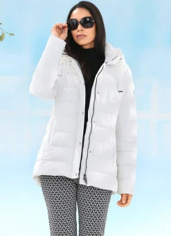 Best BADER Funktionsjacke mit abnehmbarer Kapuze NATURWEISS