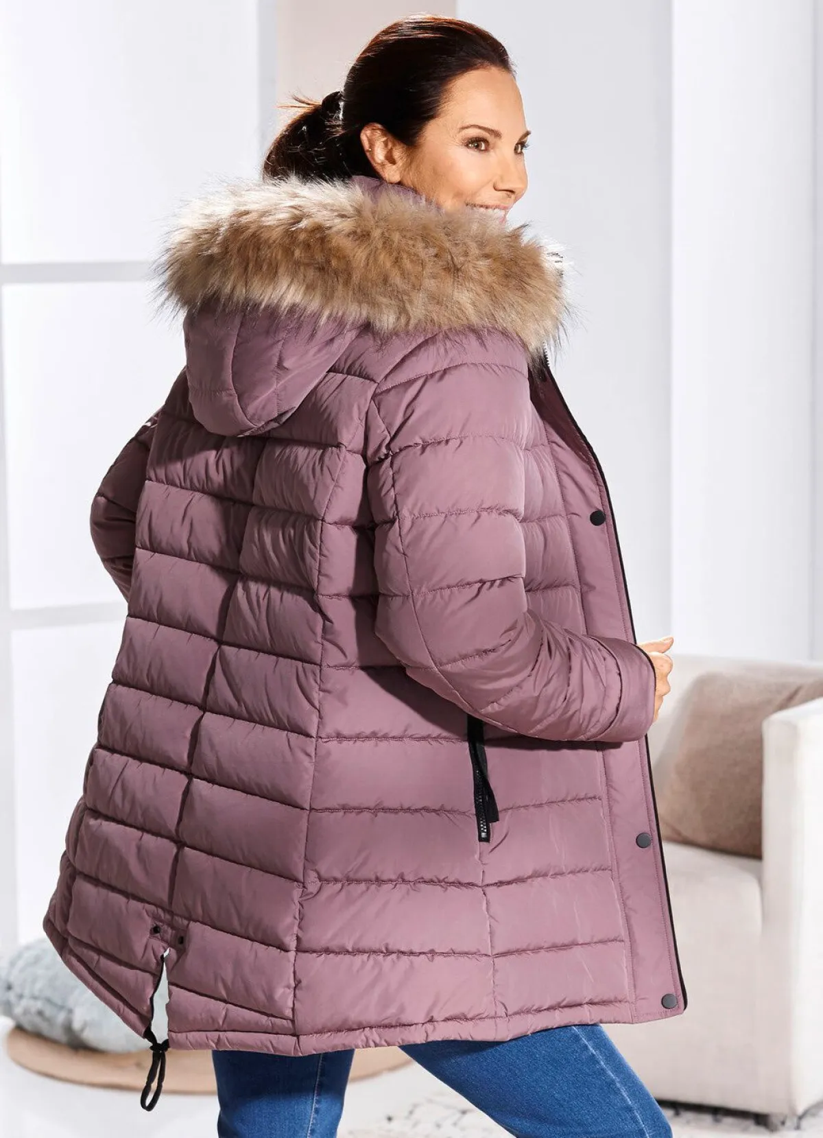 Online BADER Funktions-Longjacke mit abnehmbarer Kapuze MALVE