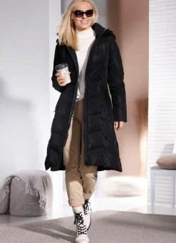 Clearance BADER Funktionsmantel im Puffer-Style SCHWARZ