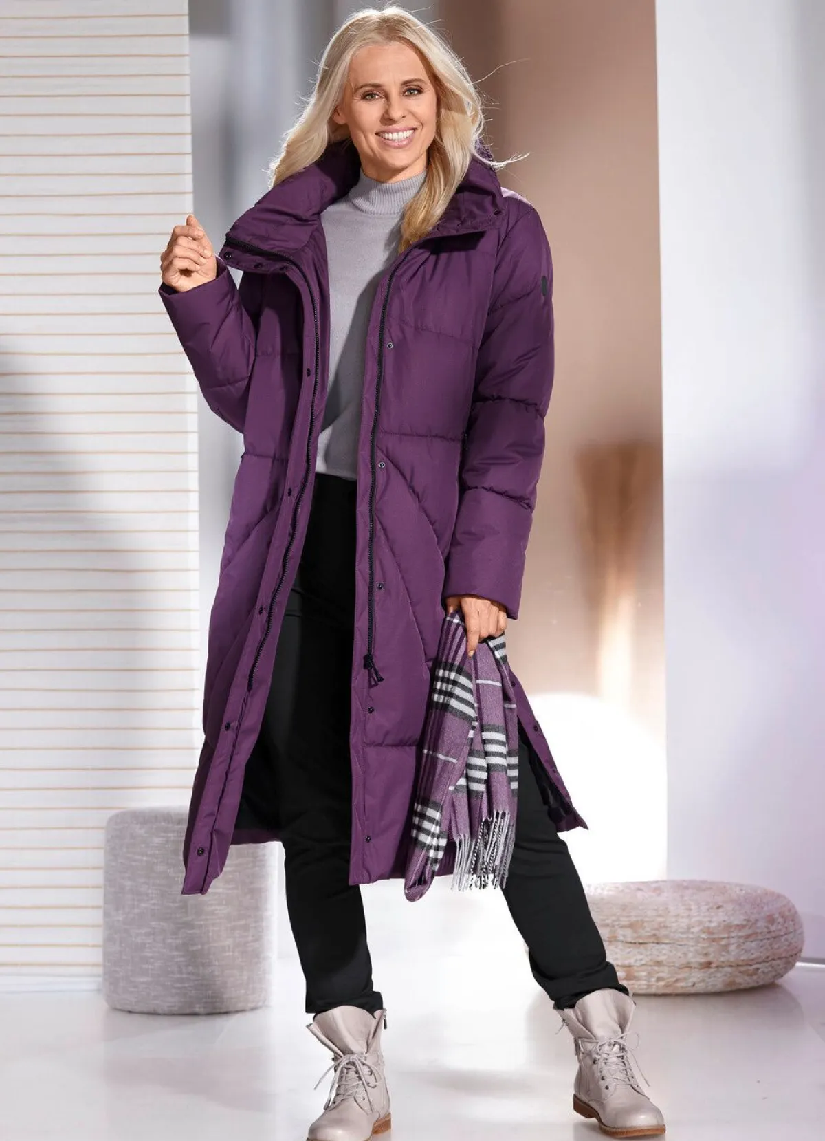 Clearance BADER Funktionsmantel mit verstaubarer Kapuze AMETHYST