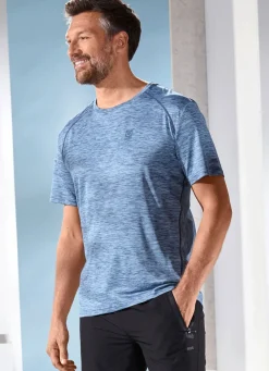 Discount Linea Primero Funktionsshirt von „LPO“ HELLBLAU MELIERT