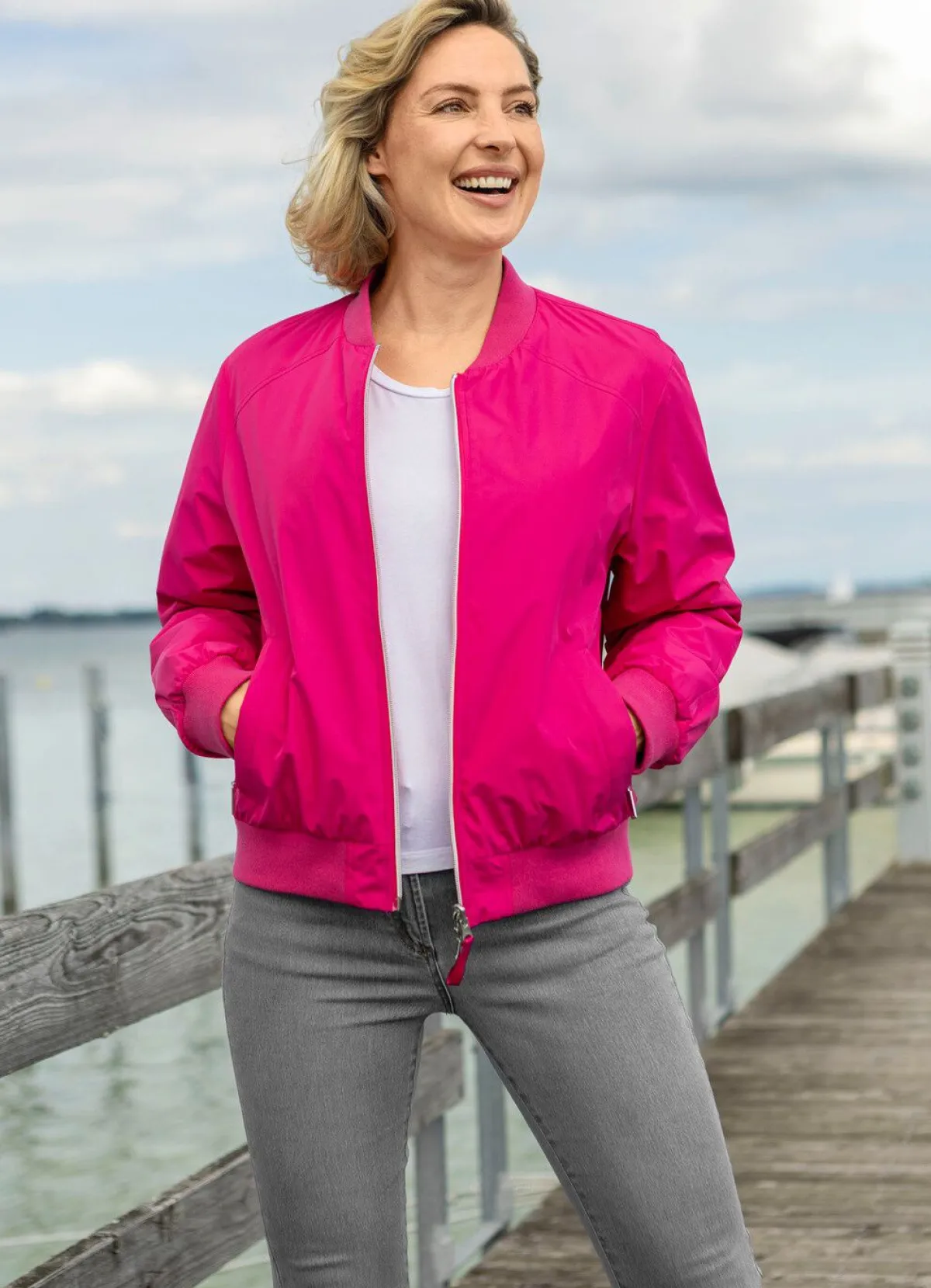 Online BADER Funktions-Wendeblouson mit 2-Wege-Reißverschluss PINK