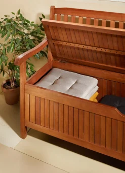 Clearance BADER Gartenbank aus Eukalyptusholz BRAUN