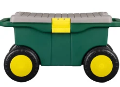 Outlet BADER Garten-Rollwagen mit Box grün-grau-gelb
