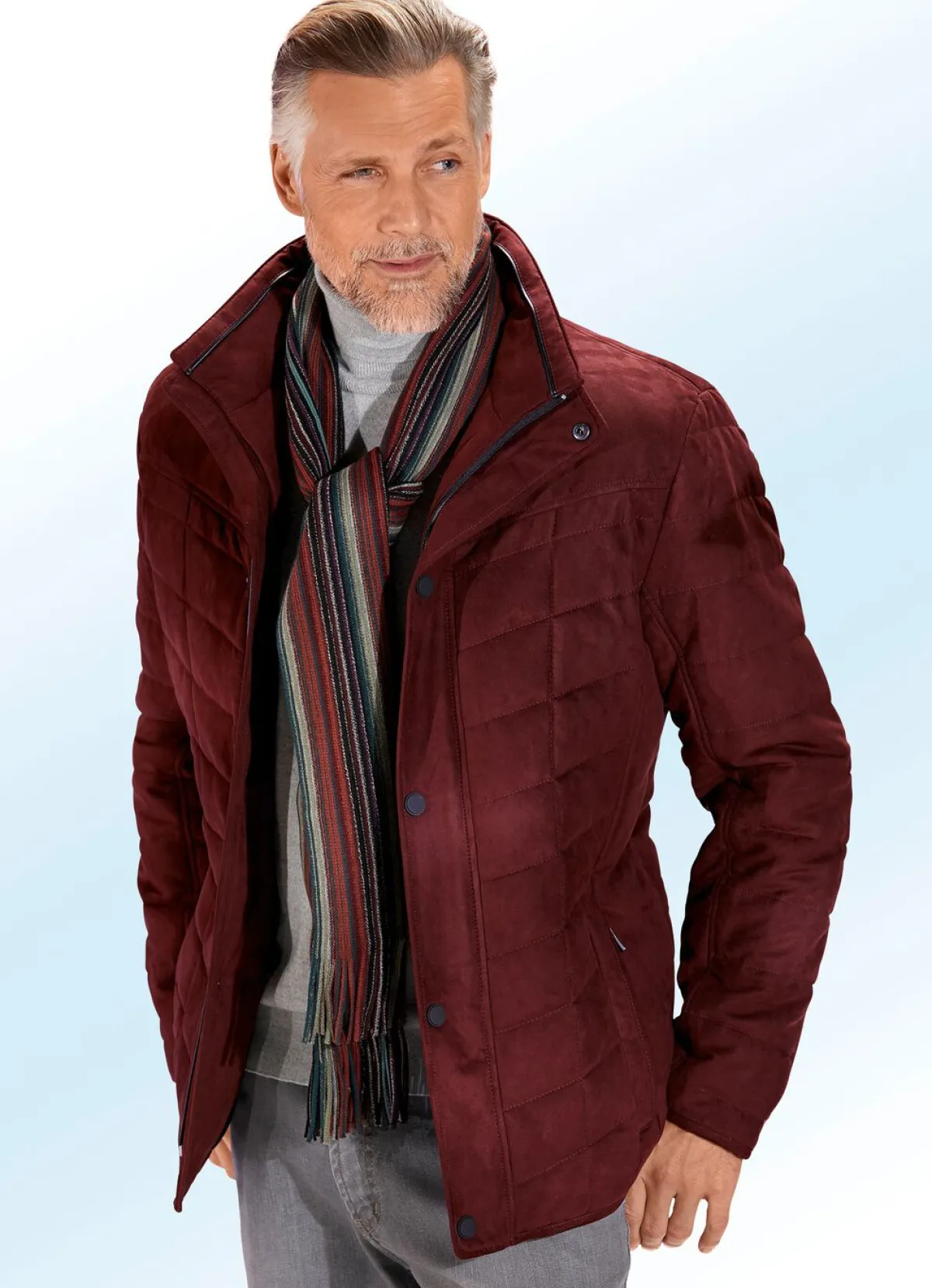 Hot GATE ONE ""-Steppkurzjacke BORDEAUX