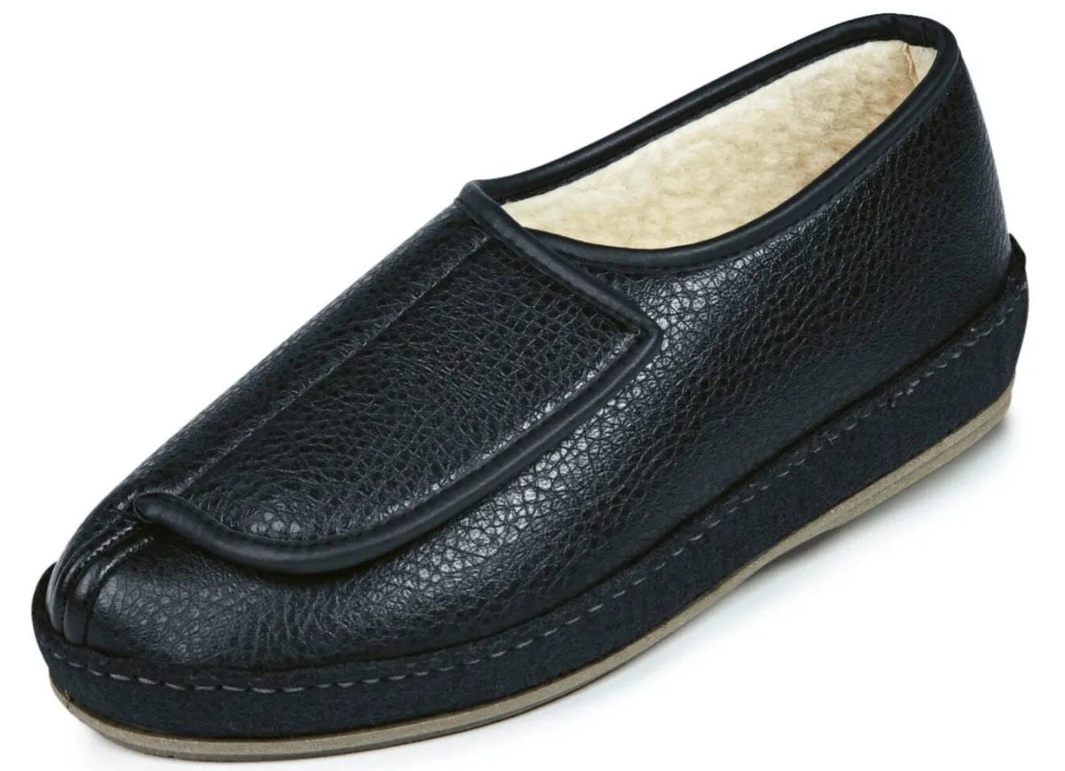 Best BADER Gefütterter Therapieschuh für Sie & Ihn SCHWARZ