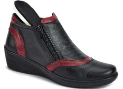 Clearance Gemini , bequeme Damen-Boots, Weite H, mit herausnehmbarem Fußbett SCHWARZ-CHIANTI