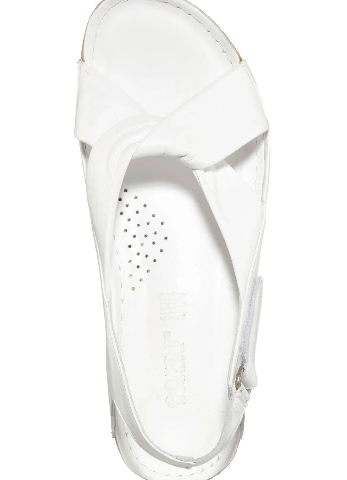 Discount BADER Gemini, bequeme Damen-Sandalen, Weite G, mit Gummizug WEISS
