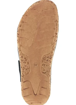 Clearance BADER Gemini, bequeme Damen-Sandalen, Weite G, mit Gummizug JEANS