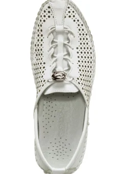 Gemini , bequeme Damen-Slipper, Weite G, mit herausnehmbarem Fußbett WEISS