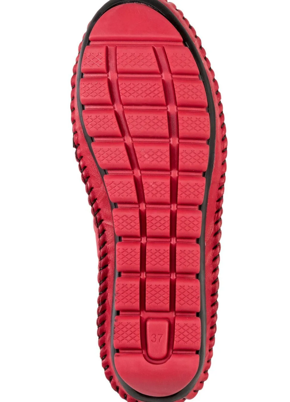 Sale Gemini , bequeme Damen-Slipper, Weite G, mit herausnehmbarem Fußbett SCHWARZ-ROT