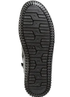 Hot Gemini Bootie im Patchwork-Stil SCHWARZ-BUNT
