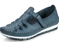 Clearance Gemini , klassische Damen-Slipper, Weite G, mit herausnehmbarem Fußbett MARINE