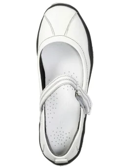 Online Gemini , klassische Damen-Slipper, Weite G, mit herausnehmbarem Fußbett WEISS