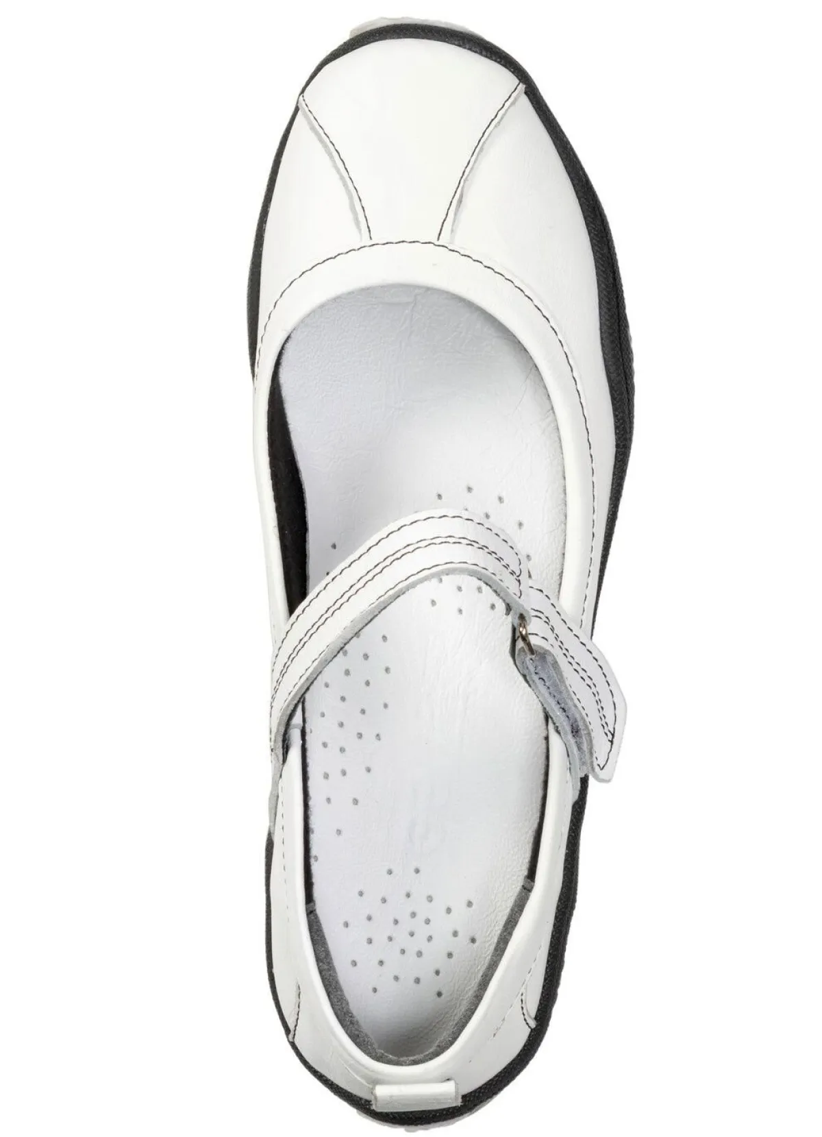 Online Gemini , klassische Damen-Slipper, Weite G, mit herausnehmbarem Fußbett WEISS