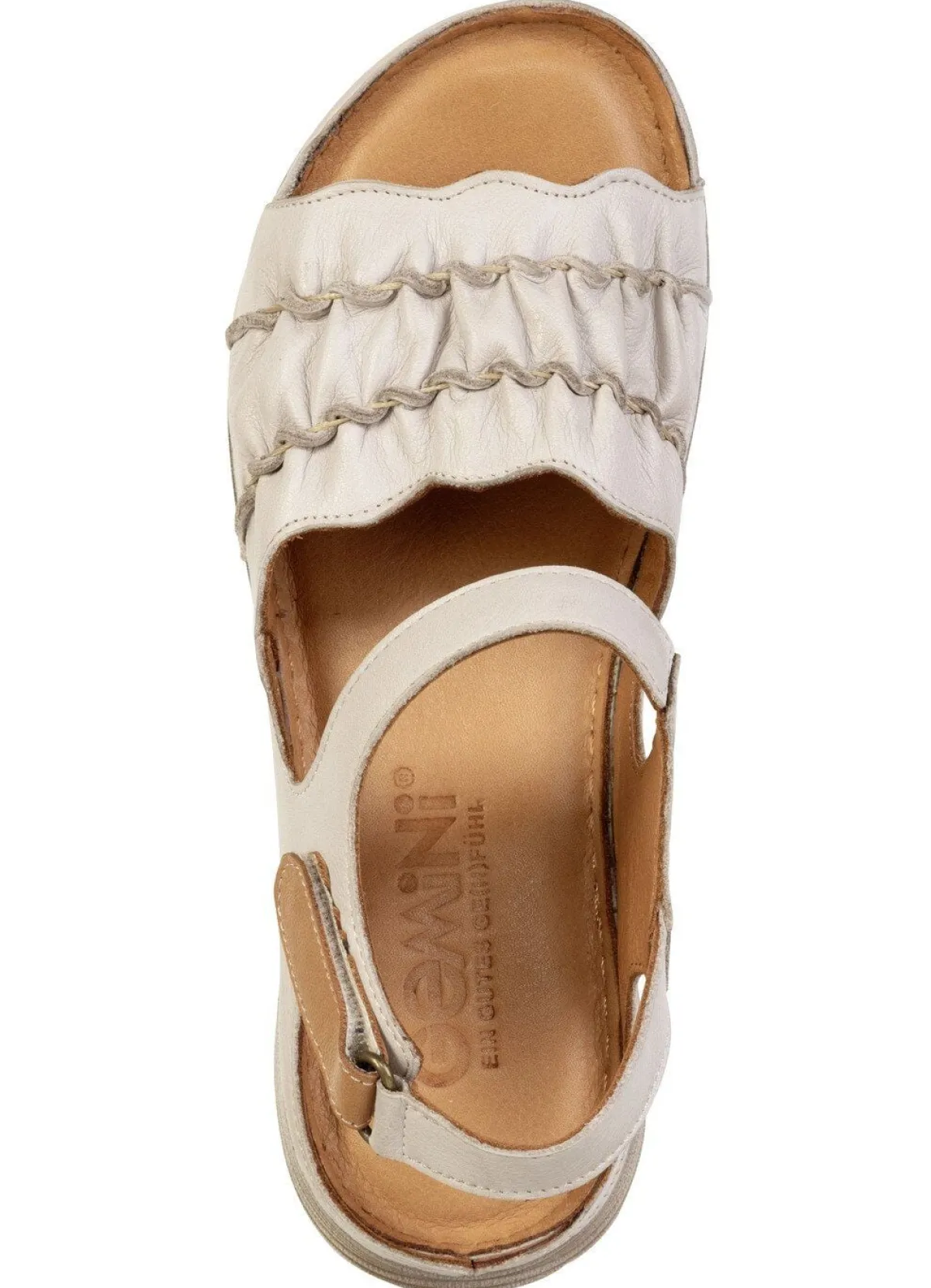 Clearance Gemini , leichte Damen-Sandalen, Weite G, aus Leder KIESEL