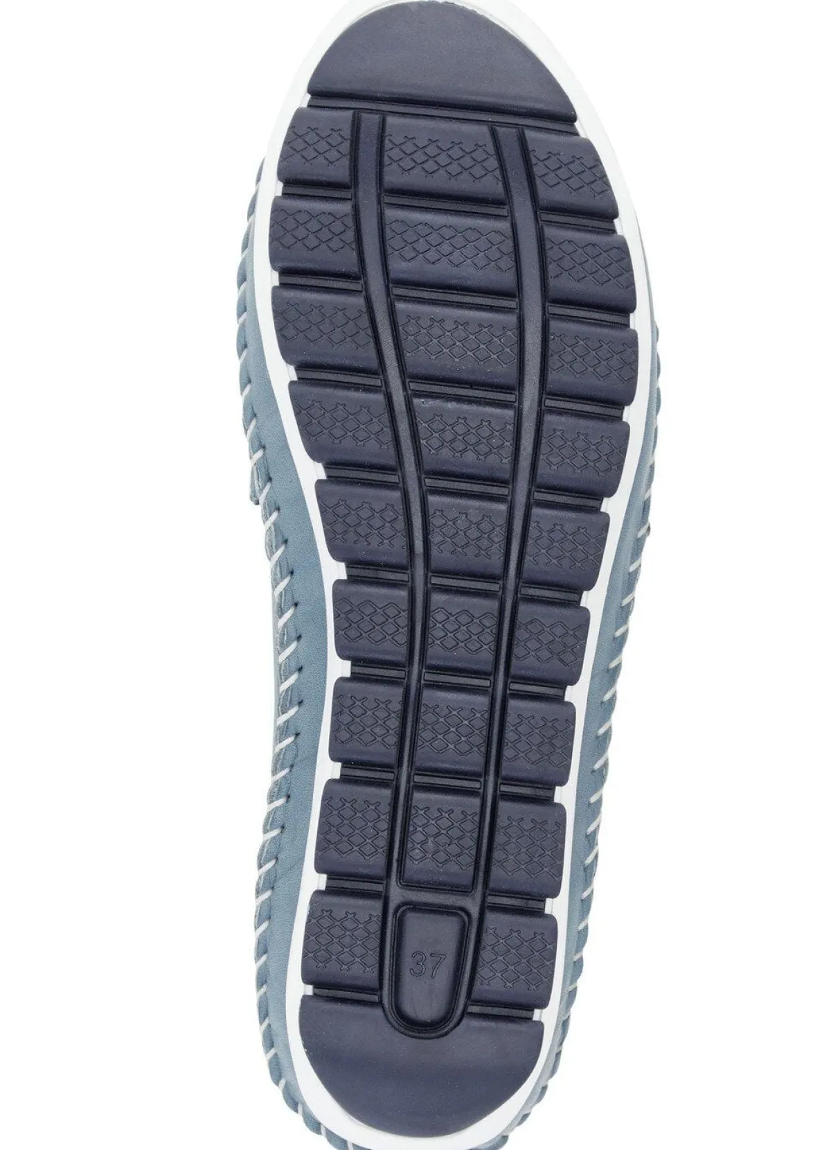 Outlet BADER Gemini, leichte Damen-Slipper, Weite G, mit herausnehmbarem Fußbett JEANSBLAU