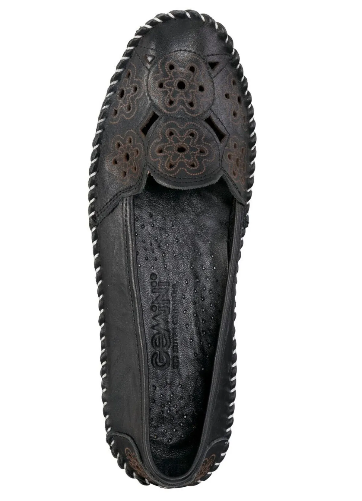Outlet BADER Gemini, leichte Damen-Slipper, Weite G, mit herausnehmbarem Fußbett SCHWARZ