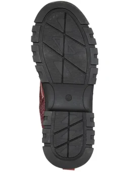 Clearance Gemini , modische Damen-Stiefeletten, Winterschuhe, Weite G, mit herausnehmbarem Fußbett ROT