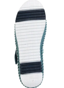 Hot Gemini Mokassin-Slipper mit dezenter Knitter-Struktur JEANS