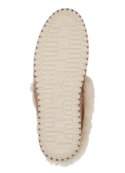 Best Gemini Pantoffel aus weichem, bestem Veloursleder COGNAC-BEIGE