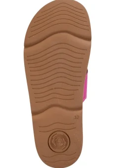 Online Gemini Pantolette aus Nappaleder mit Perforation PINK