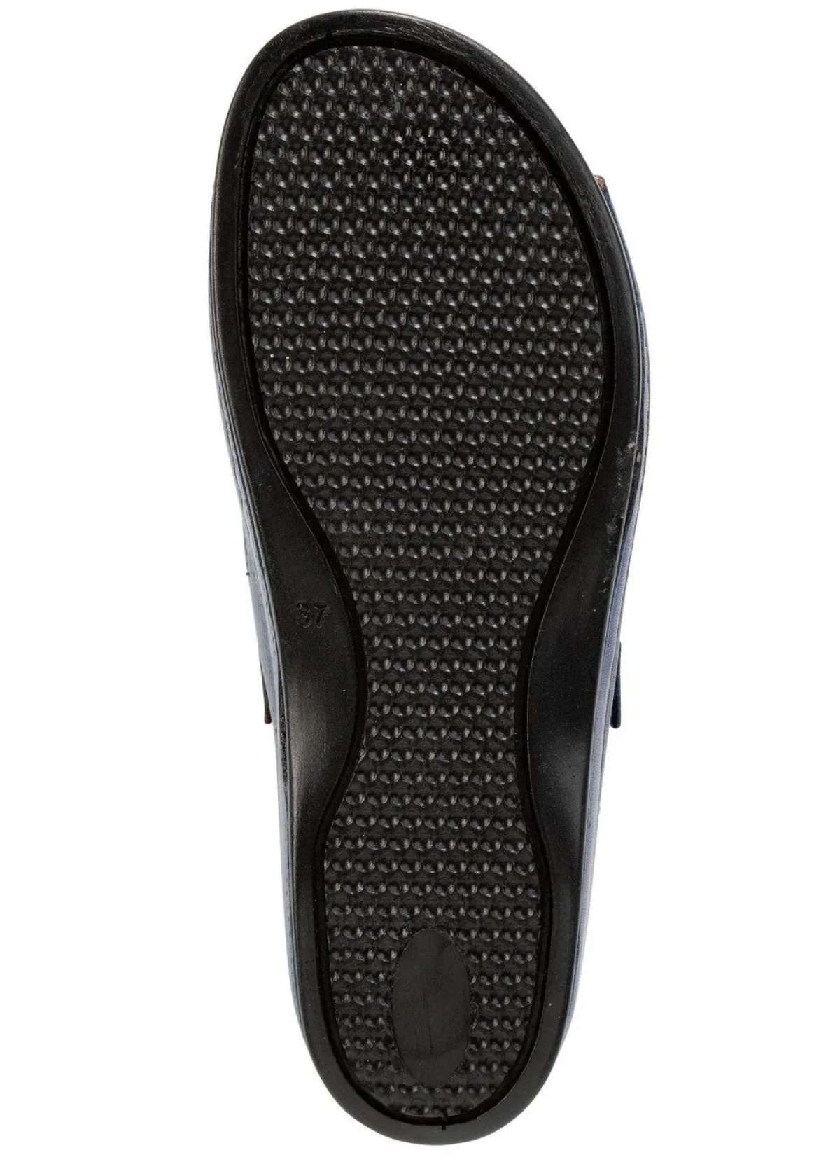 Hot Gemini Pantolette aus teilweise schattiertem Rind-Nappaleder MARINE