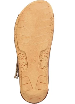 Best Gemini Sandale aus teils schattiertem Rind-Nappaleder COGNAC