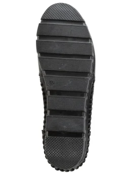 Discount Gemini Schnürschuh aus gelochtem Nappaleder SCHWARZ-BORDEAUX