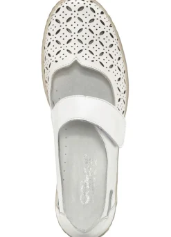 Hot Gemini Slipper aus weichem Rindleder WEISS