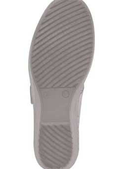 Sale Gemini Slipper aus weichem Rindleder KIESEL