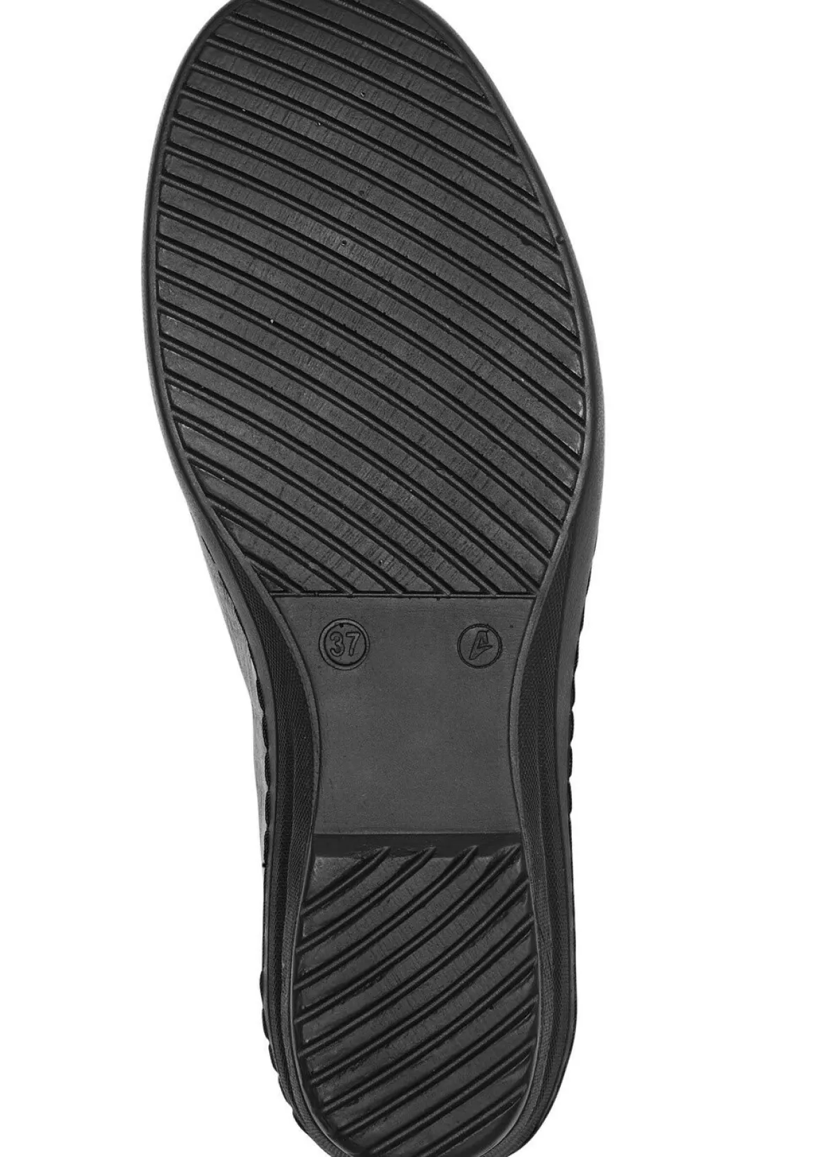 Discount Gemini Slipper mit Leder-Applikation SCHWARZ