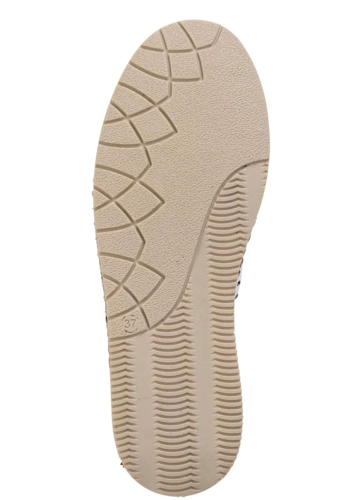 Outlet Gemini Slipper mit luftigen Durchbrüchen WEISS-CAMEL
