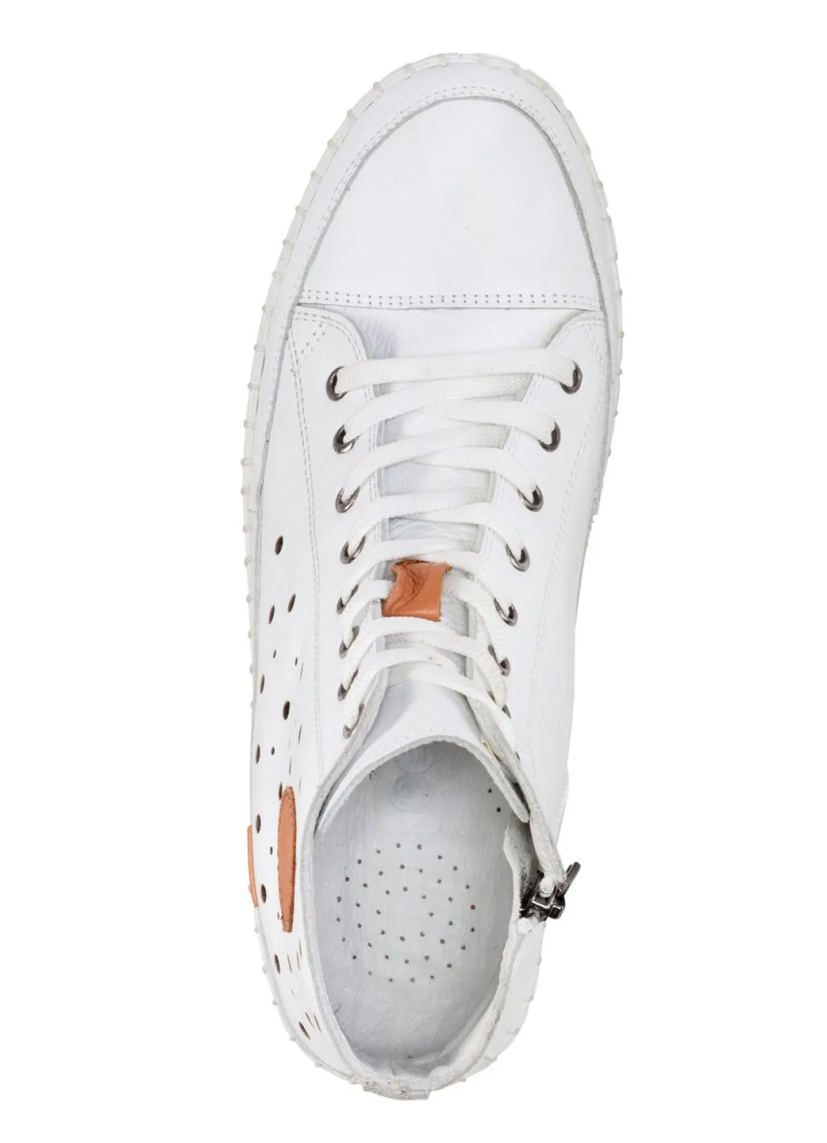 Discount Gemini , sommerliche Damen-Boots, Weite G, mit herausnehmbarem Fußbett WEISS