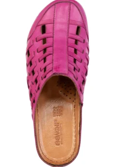 Gemini , sommerliche Damen-Clogs, Weite G, mit Gummizug PINK