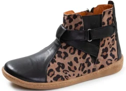 Sale Gemini , trendige Damen-Barfußschuhe, Weite G, mit herausnehmbarem Fußbett SCHWARZ-TAUPE