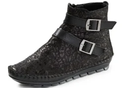 Sale Gemini , trendige Damen-Boots, Weite G, mit herausnehmbarem Fußbett SCHWARZ