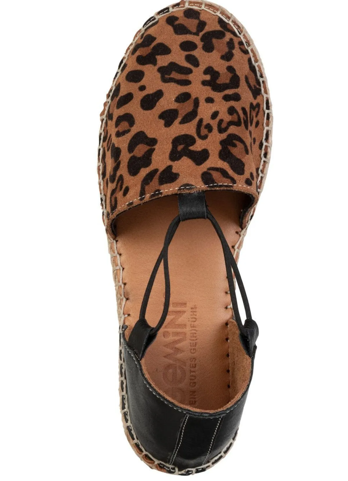 Best Gemini , trendige Damen-Slipper, Weite G, aus Leder SCHWARZ-BRAUN