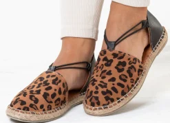 Best Gemini , trendige Damen-Slipper, Weite G, aus Leder SCHWARZ-BRAUN